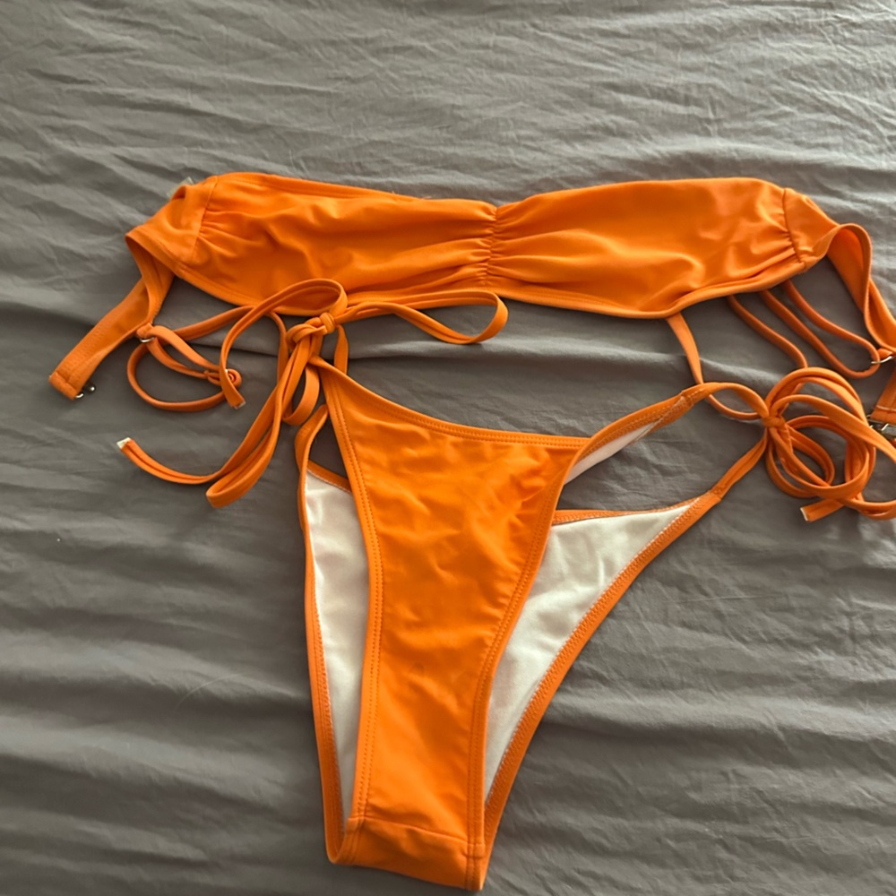 SHEIN Orange Bikini Set